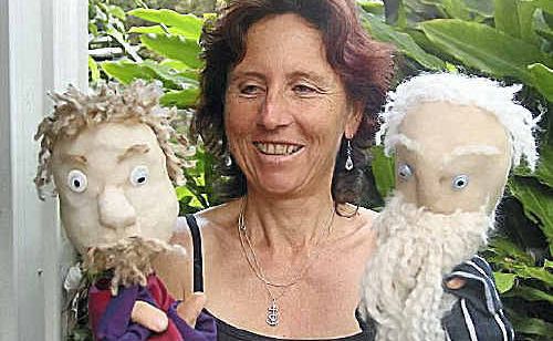 Community artist Florence Teillet is ready for the Sunshine Coast Creative Alliance’s Pecha Kucha event. Community artist Florence Teillet is ready for the Sunshine Coast Creative Alliance’s Pecha Kucha event.